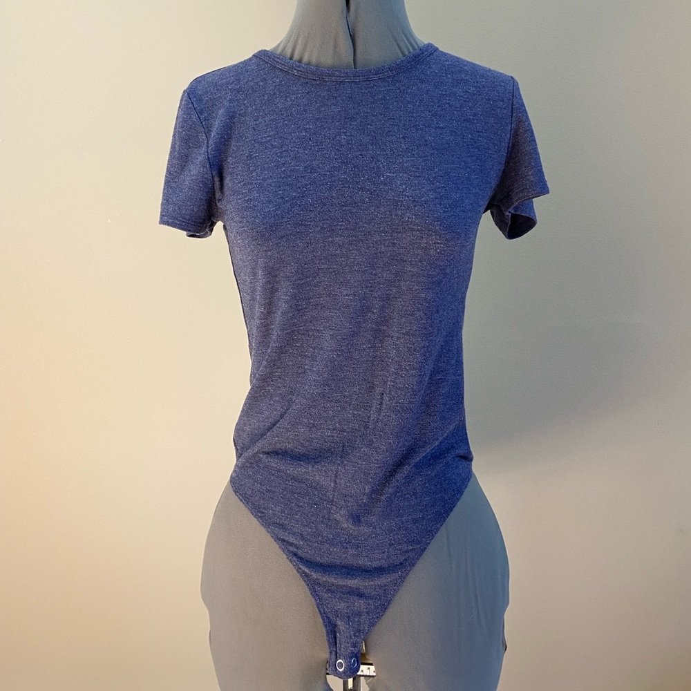 Navy blue t-shirt body suit